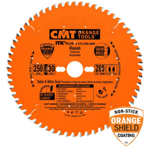 Диск пильный CMT 184х20/16/15,87х1,7/1,1 мм Z40 272.184.40H