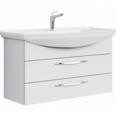 Подвесная тумба Aqwella Аллегро Agr.01.10/2 белый