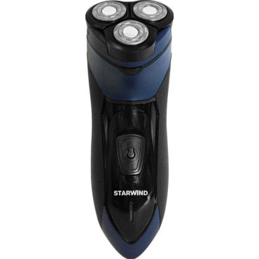 Бритва роторная STARWIND SBS1503 черный/синий Бритва роторная STARWIND SBS1503 черный/синий