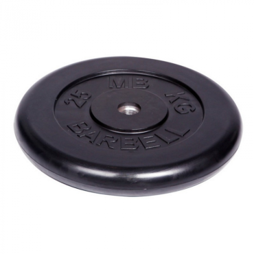 Диск обрезиненный MB Barbell MB-PltB26-25 Диск обрезиненный MB Barbell MB-PltB26-25