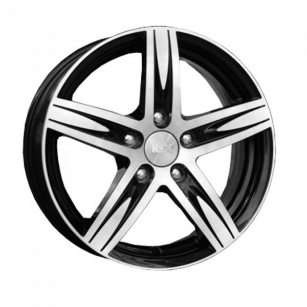 Диск литой КиК R15 6J 5x100/57.1 ET38 Андорра Дарк платинум r72438