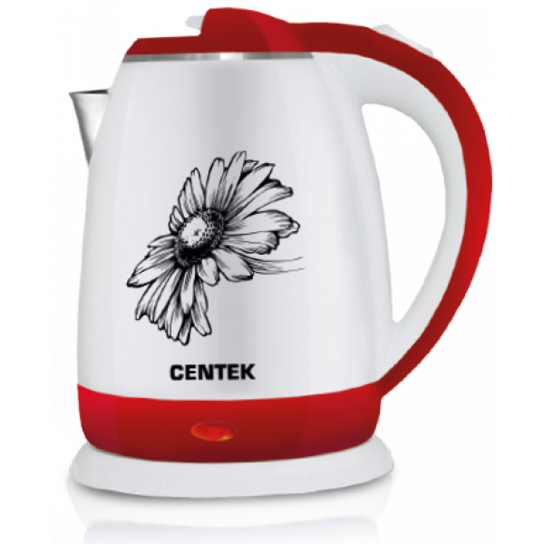 Электрочайник Centek CT-1026 Red/Flower