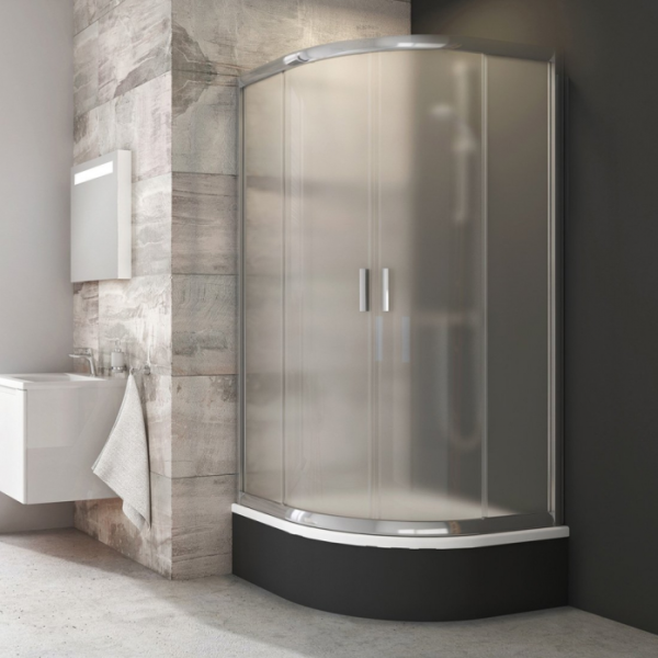 Душевой уголок Ravak Blix BLCP4-80 Sabina 3B240C40ZG (блестящий профиль/матовое стекло)