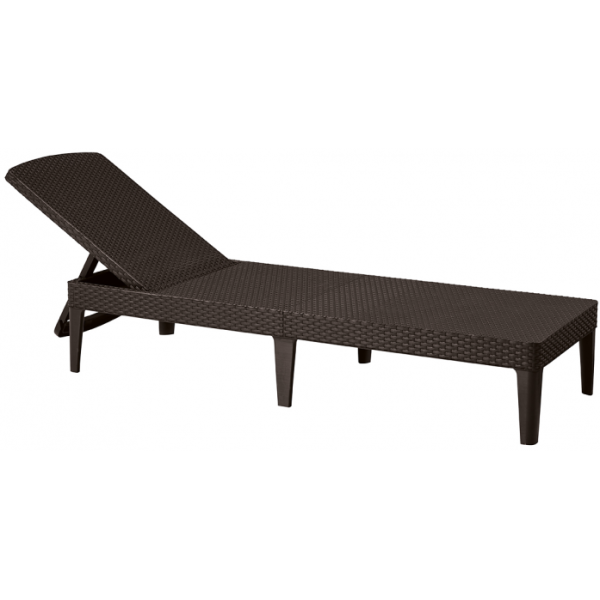 Шезлонг Keter Jaipur Sun lounger коричневый 17205843