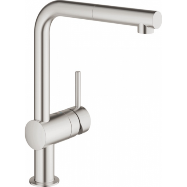 Смеситель для мойки GROHE Vento 30436DC0 суперсталь