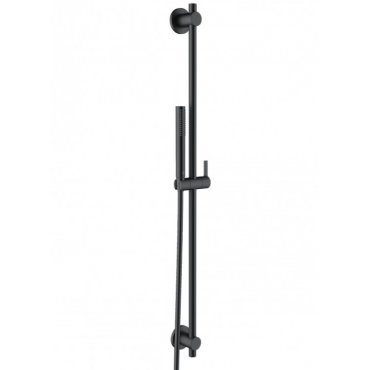 Душевой гарнитур Kludi Nova Fonte Puristic 208403915 черный матовый