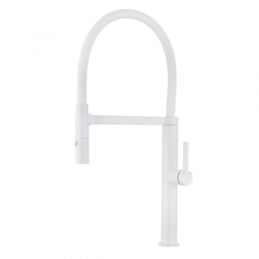 Смеситель для кухни Paulmark Leader Le214101-431 белый матовый