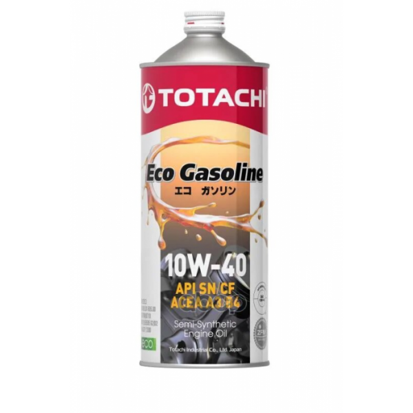 Масло моторное Totachi Eco Gasoline 10W-40 полусинтетическое 1 л 4589904934902