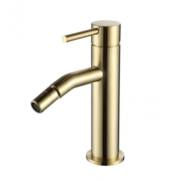Смеситель для биде AQUAME Siena AQM6216BG золото шлифованное Смеситель для биде AQUAME Siena AQM6216BG золото шлифованное
