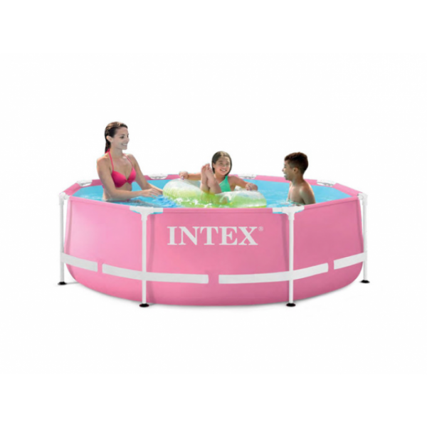 Каркасный бассейн Intex Pink Metal Frame 28290