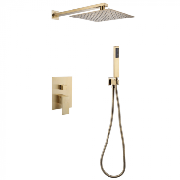 Душевая система Abber Daheim AF8219G золото матовое Душевая система Abber Daheim AF8219G золото матовое