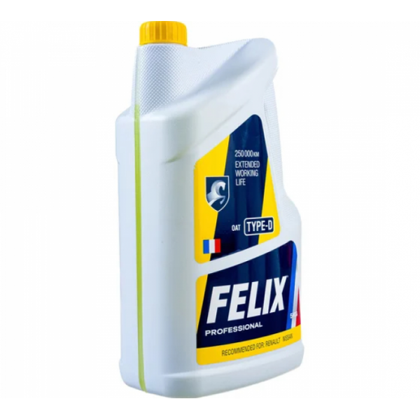 Антифриз FELIX TYPE D G12+ желтый 5кг 24969 430206333