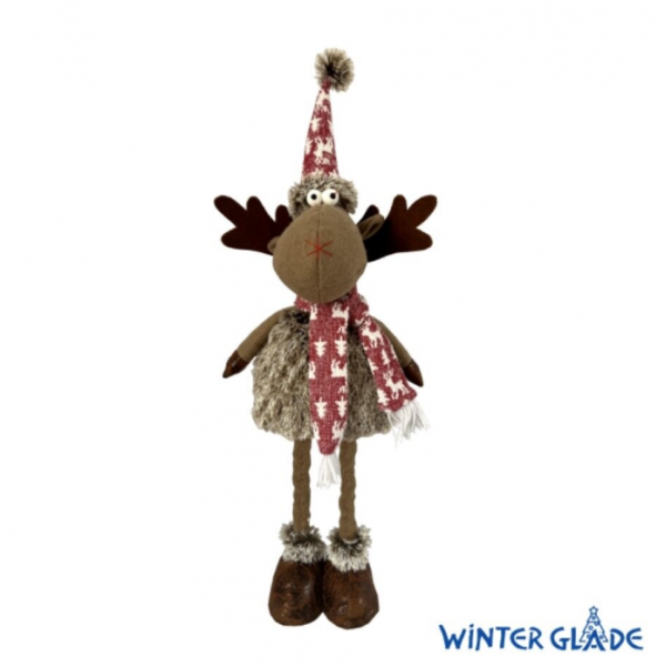 Фигурка Winter Glade Олень 70 см на телескопических ногах F4070