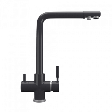 Кухонный смеситель Maunfeld MFQT-16DGR темно-серый