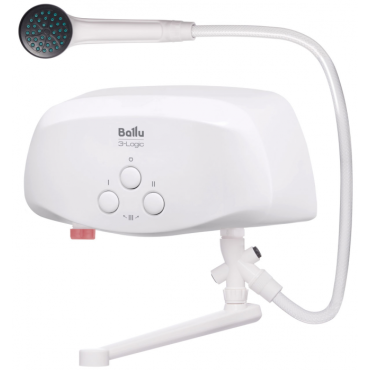 Водонагреватель проточный Ballu 3-Logic TS (6,5 kW) - кран+душ