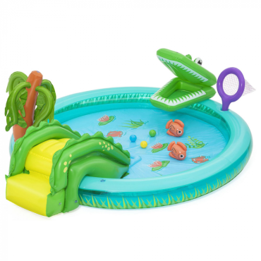Игровой центр BestWay CROCODILE COVE 224х181х72см 53166 BW Игровой центр BestWay CROCODILE COVE 224х181х72см 53166 BW