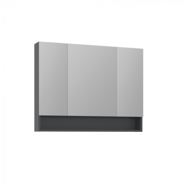 Зеркальный шкаф ORKA Malta 100 антрацит матовый 3001311