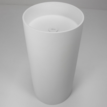 Раковина отдельностоящая Abber Stein AS2516 белая матовая