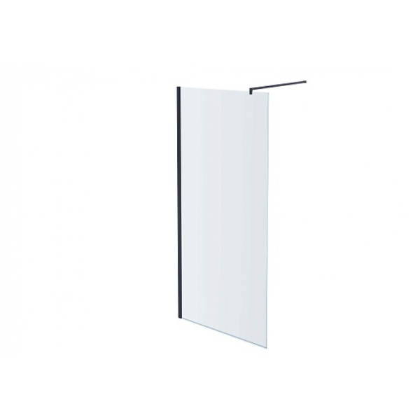 Душевая перегородка с держателем AQUATEK Walk in AQ WIW 12020GM 1200x2000 оружейная сталь/стекло прозрачное