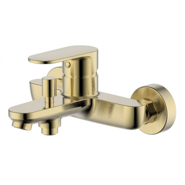 Смеситель для ванны AQUATEK Ника AQ1840BG золото шлифованное