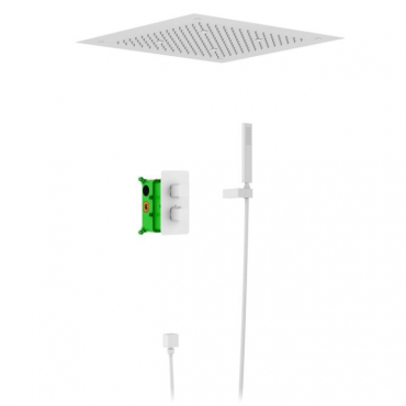 Душевая система встроенная с термостатом Timo Petruma SX-5029/16SM белый матовый