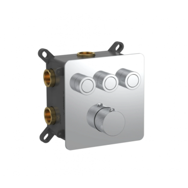 Встраиваемый термостат AQUAME AQM8812CR хром