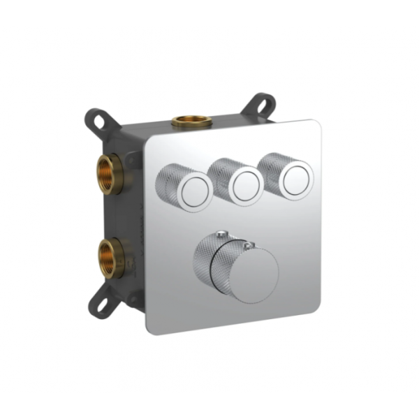 Встраиваемый термостат AQUAME AQM8812CR хром