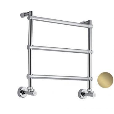 Полотенцесушитель водяной Margaroli Sole 442-3 4424703OBN античная латунь