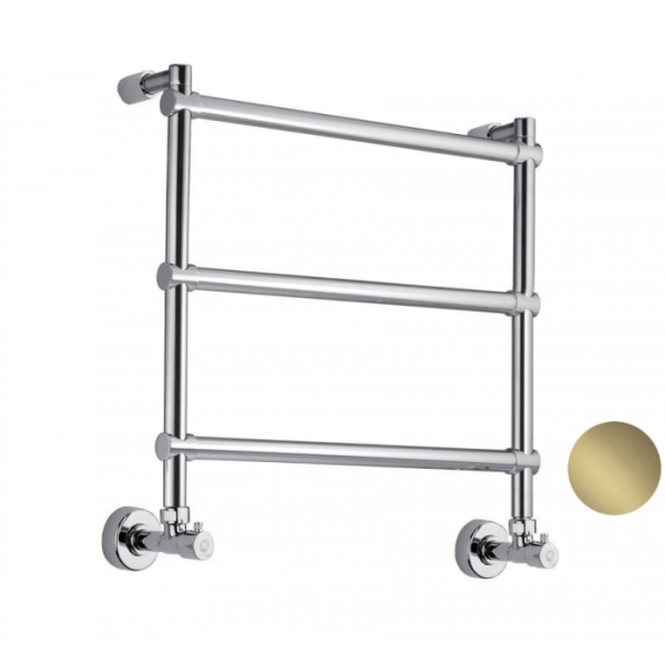 Полотенцесушитель водяной Margaroli Sole 442-3 4424703OBN античная латунь