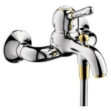 Смеситель для ванны Hansgrohe Axor Carlton 17410090 хром/золото