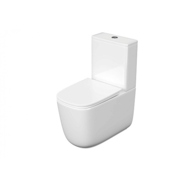 Унитаз напольный AQUATEK Optima Plus Square AQ4451-00 с сиденьем белый