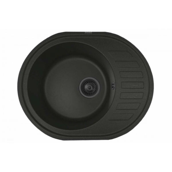 Мойка для кухни ZorG Granit GR 620 BLACK GRAFIT