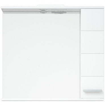 Зеркало-шкаф Corozo Денвер 80/С SD-00000532 белый