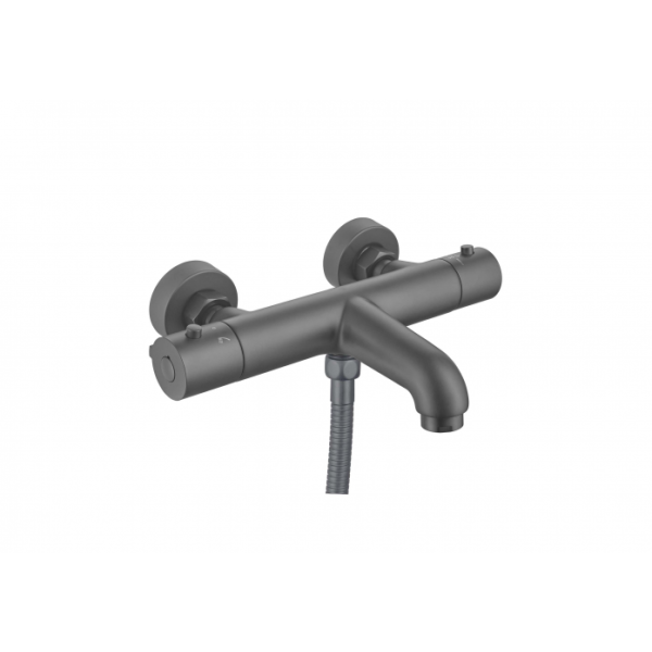 Термостатический смеситель для ванны AQUATEK Вега AQ1043BGM оружейная сталь