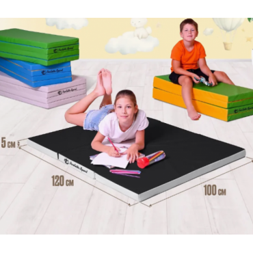 Мат складной Perfetto sport Мат № 22 (100 х 120 х 5) графит