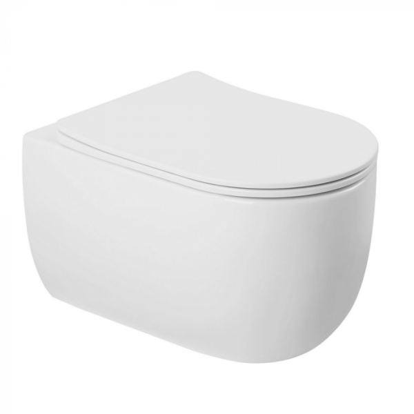Унитаз подвесной Abber Bequem AC1104TN белый