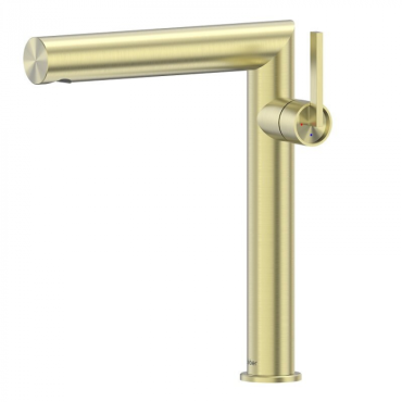 Смеситель для раковины Abber Perfekte 316 AF8A11BG-L золото брашированное