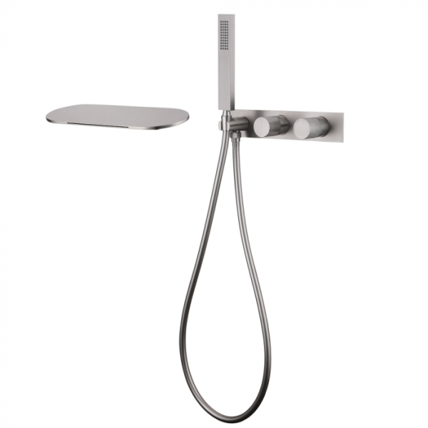 Смеситель для ванны Abber Rund AF8731SP сатин