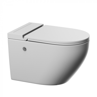 Унитаз подвесной Abber Bequem AC1126P белый