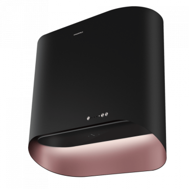 Кухонная вытяжка Maunfeld GUNA 60 чёрный антрацит с розовым золотом