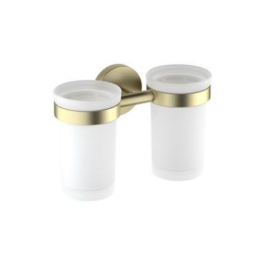 Стакан с держателем AQUATEK Европа AQ4117BG золото шлифованное