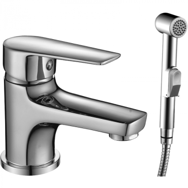 Смеситель для раковины и биде Rossinka S35-15 хром