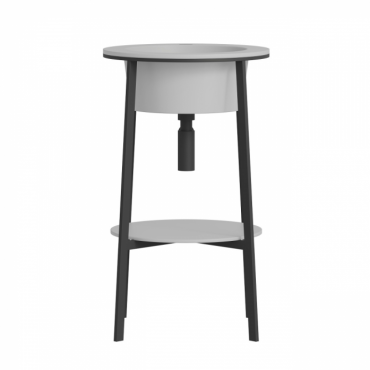 Консоль с керамической раковиной Abber Bequem AC2130MW белый матовый Консоль с керамической раковиной Abber Bequem AC2130MW белый матовый