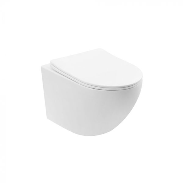 Унитаз подвесной Abber Bequem AC1100TMW белый матовый