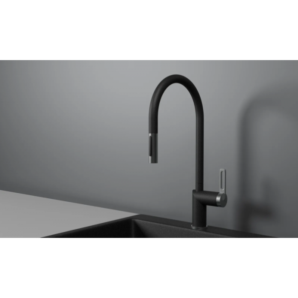 Смеситель для кухни Granula Quarz 8172 черный