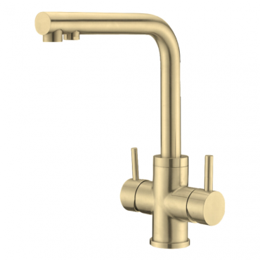 Смеситель для кухни Oulin OL-8021 Matt Gold