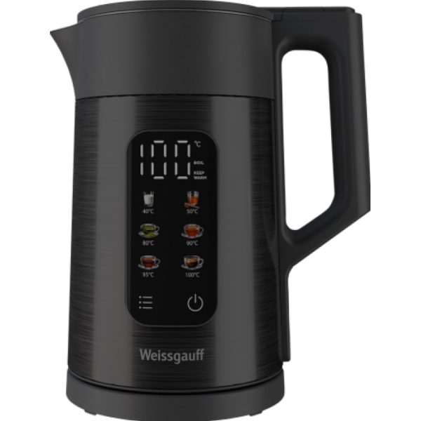 Чайник электрический Weissgauff WK 1560 Db Touch BodyCool 441541