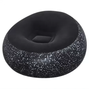 Надувное кресло BestWay 112x112x66см Inflate-A-Chair черное 75153 BW