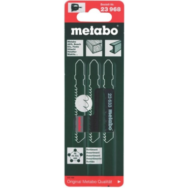 Набор пилок 3шт. Metabo (T101B, T144D, T118A) 623968000 Набор пилок 3шт. Metabo (T101B, T144D, T118A) 623968000