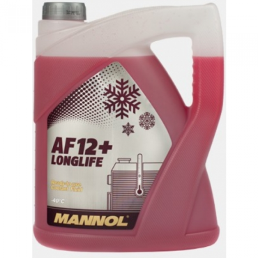 Антифриз Mannol (SCT) AF-12+ Longlife 5л красный 2039 Антифриз Mannol (SCT) AF-12+ Longlife 5л красный 2039